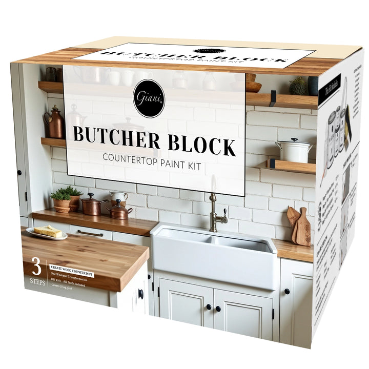 Giani Butcher Block Countertop Paint Kit