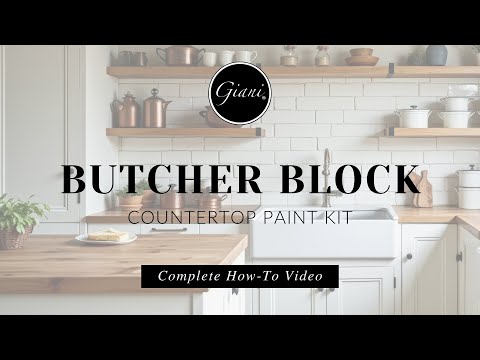 Giani Butcher Block Countertop Paint Kit – Giani Inc.
