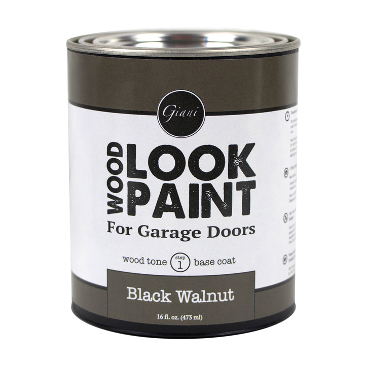 Giani Black Walnut Wood Look Tone Base Coat for Garage Doors