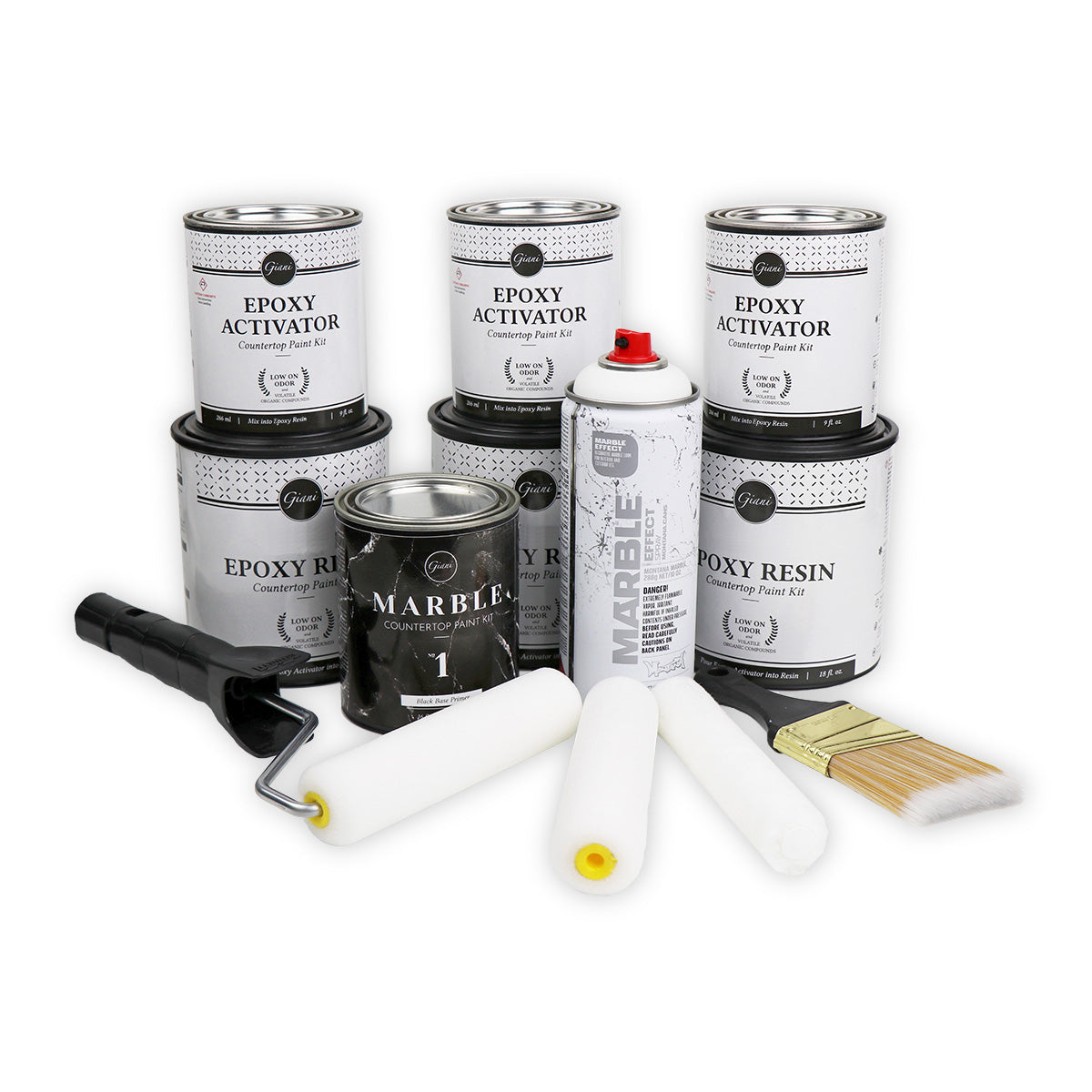 Giani Belgotta Black Marble Countertop Paint Kit – Giani Inc.