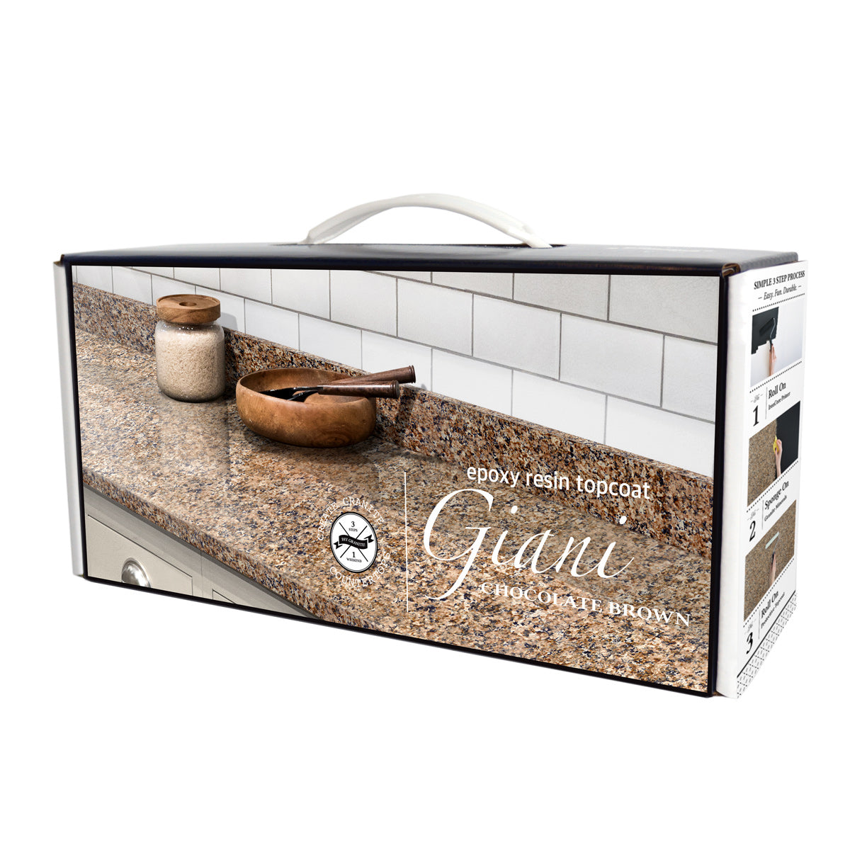 Giani Granite 2.0 - Chocolate Brown Countertop Kit – Giani Inc.