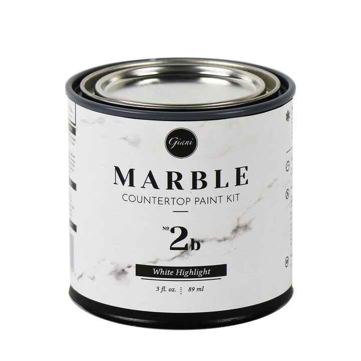 White Highlight Mineral For Giani Marble Countertop Paint (Step 2b)