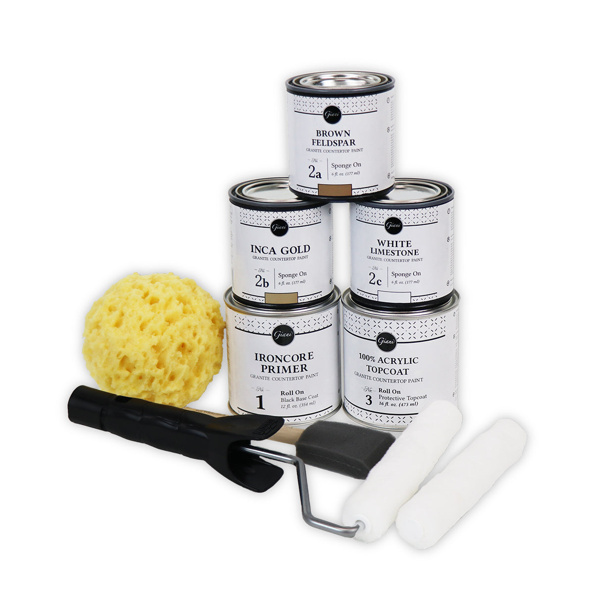 Giani Granite 2.0 - Sicilian Sand Countertop Kit – Giani Inc.