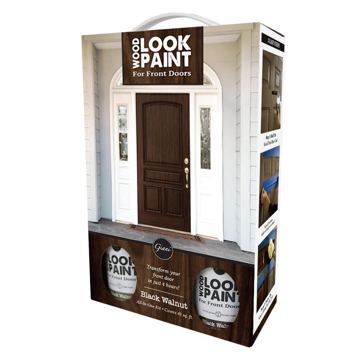 Giani Black Walnut Wood Look Kit for Front Doors