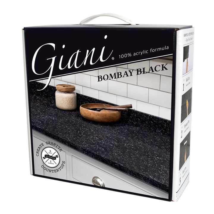 Giani Belgotta Black Marble Countertop Paint Kit