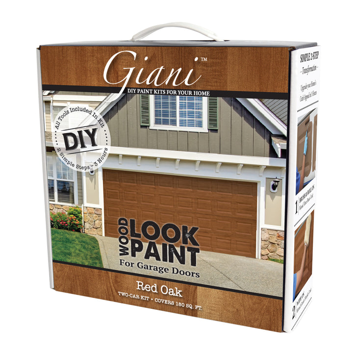 Giani Red Oak Wood Look Kit for Garage Doors